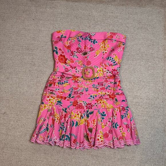 Hemant & Nandita Fiora Strapless Short Dress - Size L - Picture 3 of 8